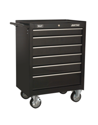 Topchest, Mid-Box Tool Chest & Rollcab 14 Drawer Stack - Black