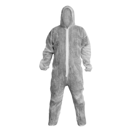 Worksafe® Disposable Coverall, White - Large