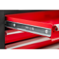 Topchest & Rollcab Combination 6 Drawer with Ball-Bearing Slides - Red