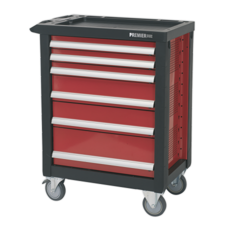 Rollcab 6 Drawer with Ball-Bearing Slides