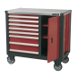 Mobile Workstation 8 Drawer with Ball-Bearing Slides