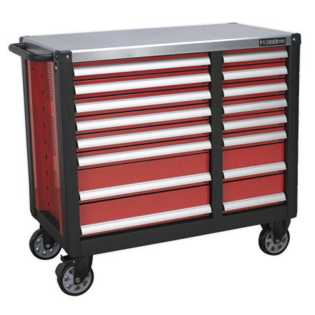 Mobile Workstation 16 Drawer with Ball-Bearing Slides