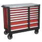 Mobile Workstation 16 Drawer with Ball-Bearing Slides