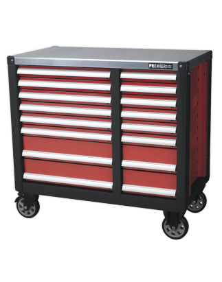 Mobile Workstation 16 Drawer with Ball-Bearing Slides