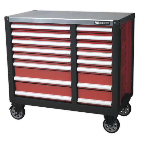 Mobile Workstation 16 Drawer with Ball-Bearing Slides