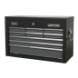 Topchest 9 Drawer with Ball-Bearing Slides - Black/Grey