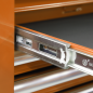 Mid-Box Tool Chest 2 Drawer with Ball-Bearing Slides - Orange