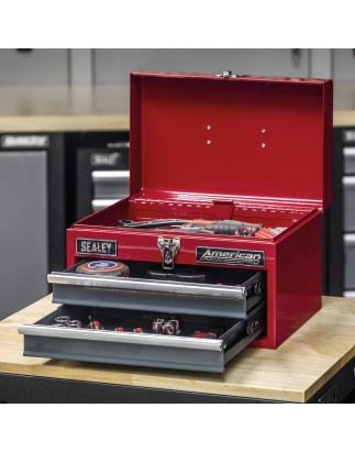 Toolbox 2 Drawer with Ball-Bearing Slides