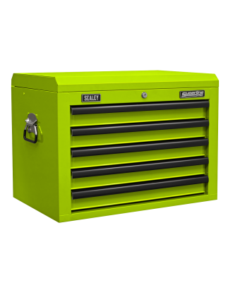 Topchest 5 Drawer with Ball-Bearing Slides - Green/Black