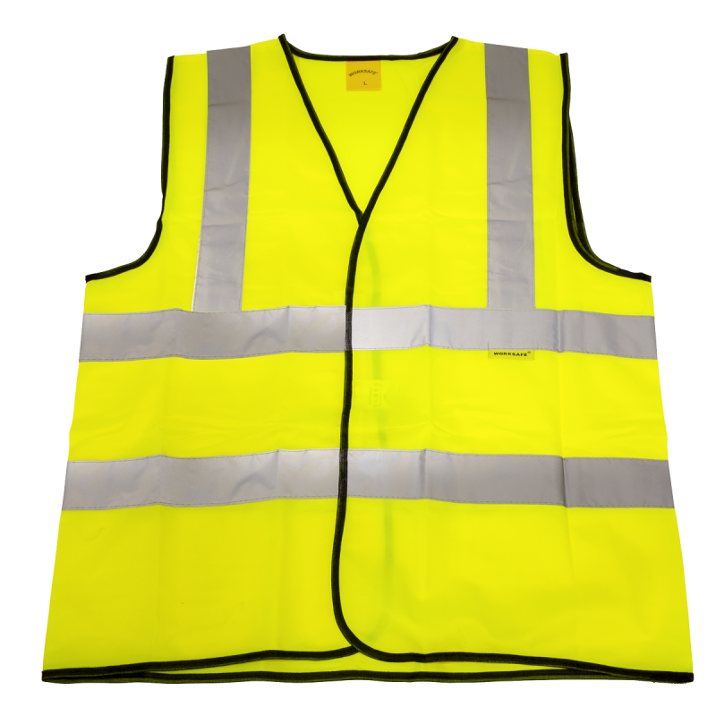 Worksafe® Hi-Vis Yellow Waistcoat - Large