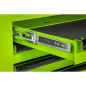 Rollcab 7 Drawer with Ball-Bearing Slides - Green/Black