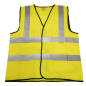 Worksafe® Hi-Vis Yellow Waistcoat - X-Large