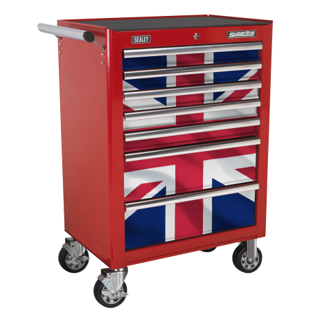 Kit de cabine roulante à 7 tiroirs Union Jack Graphics