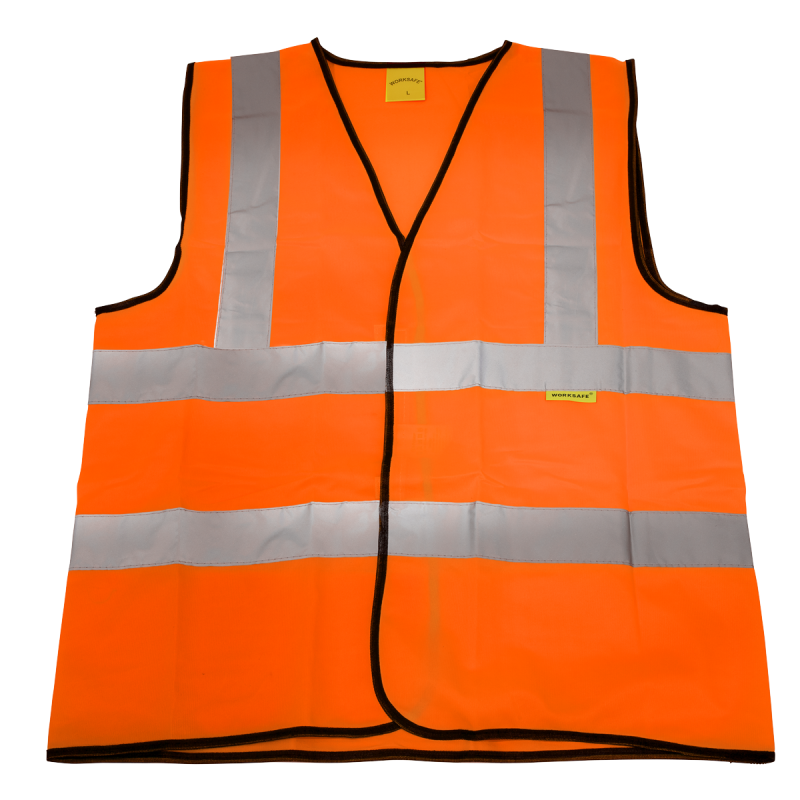 Worksafe® Hi-Vis Orange Waistcoat - Large