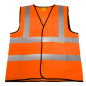 Gilet orange haute visibilité Worksafe® - Grand