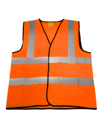 Gilet orange haute visibilité Worksafe® - Moyen