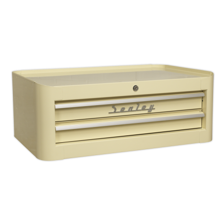 Mid-Box Tool Chest 2 Drawer Retro Style