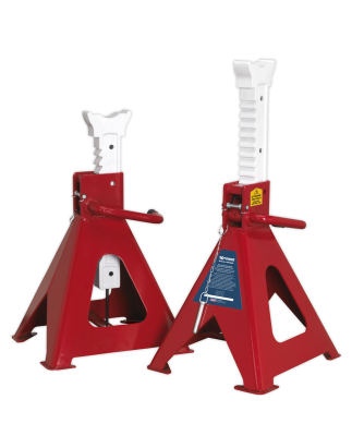 Auto Rise Ratchet Axle Stands (Pair) 10 Tonne Capacity per Stand