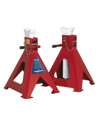 Auto Rise Ratchet Axle Stands (Pair) 10 Tonne Capacity per Stand