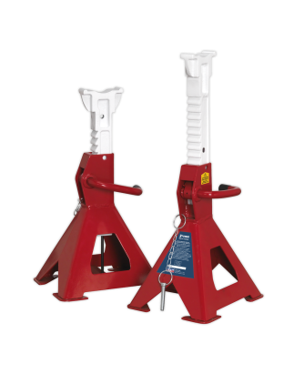 Auto Rise Ratchet Axle Stands (Pair) 3 Tonne Capacity per Stand