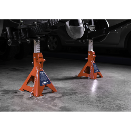 Auto Rise Ratchet Axle Stands (Pair) 3 Tonne Capacity per Stand