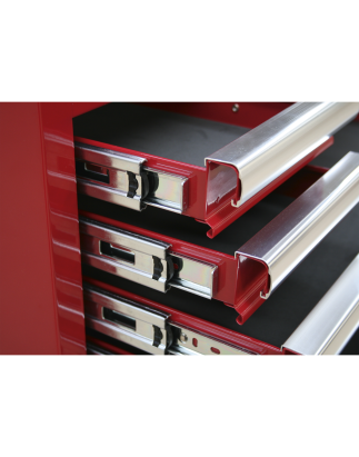 Topchest 6 Drawer with Ball-Bearing Slides - Red