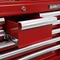 Topchest 8 Drawer with Ball-Bearing Slides - Red