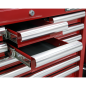 Topchest 10 Drawer with Ball-Bearing Slides - Red