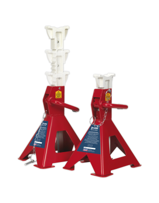 Auto Rise Ratchet Axle Stands (Pair) 3 Tonne Capacity per Stand