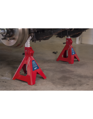 Auto Rise Ratchet Axle Stands (Pair) 5 Tonne Capacity per Stand