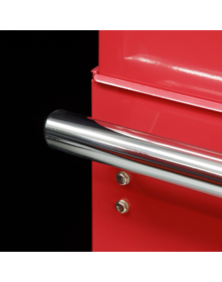 Rollcab 5 Drawer with Ball-Bearing Slides - Red