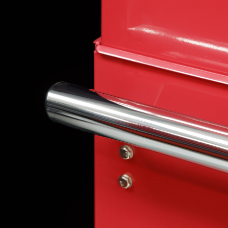 Rollcab 5 Drawer with Ball-Bearing Slides - Red