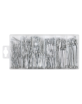 Split Pin Assortment 555pc Small Sizes Metric & Imperial