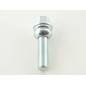 Single wheel bolt L 28 mm M14 x 1.5 silver