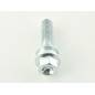 Single wheel bolt L 28 mm M14 x 1.5 silver