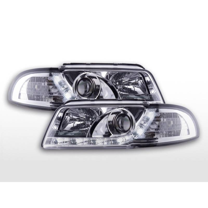 Phare Daylight LED Feux Diurnes Audi A4 B5 8D 94-99 chrome