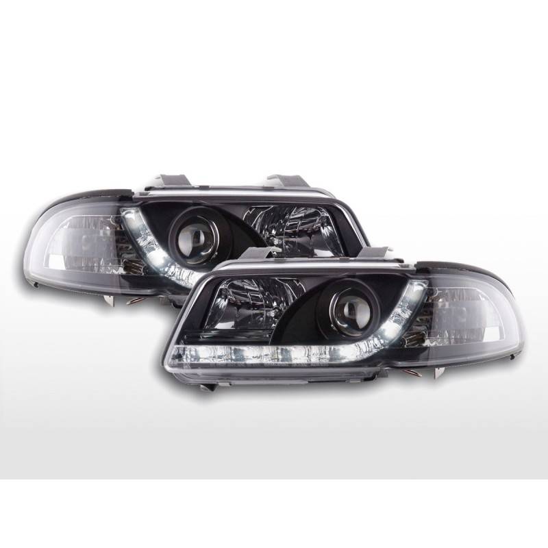 Daylight headlight LED daytime running lights Audi A4 B5 8D 99-01 chrome