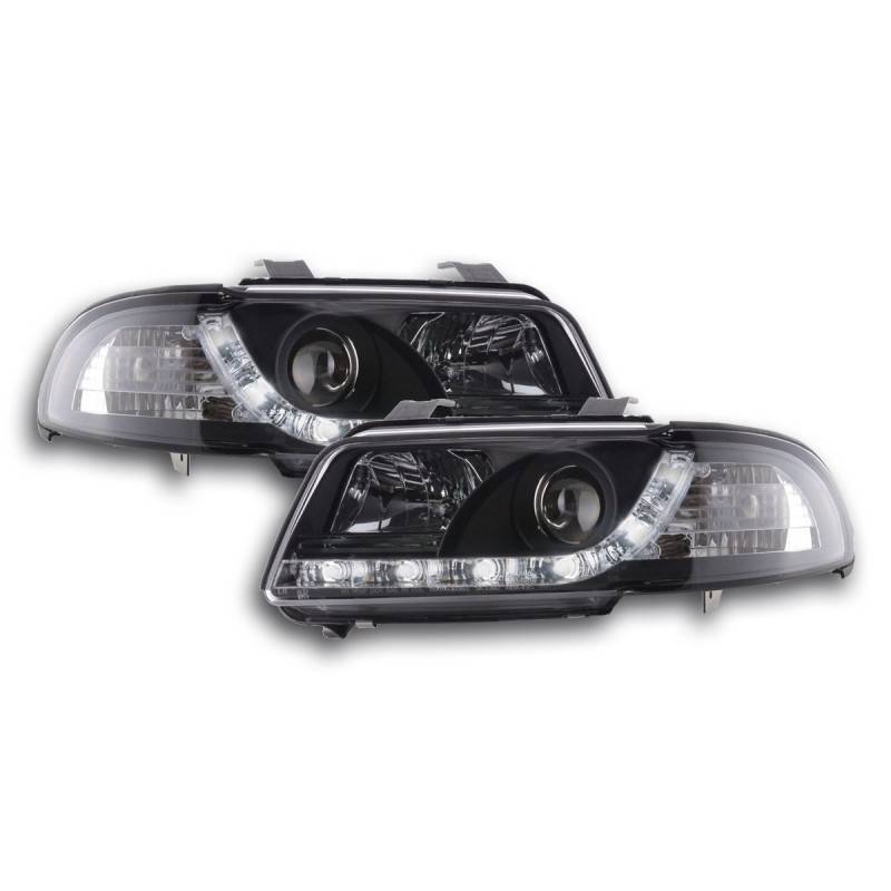 Daylight headlight LED daytime running lights Audi A4 B5 8D 99-01 black