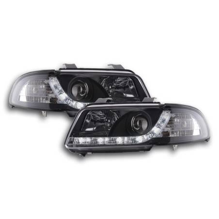 Daylight headlight LED daytime running lights Audi A4 B5 8D 99-01 black