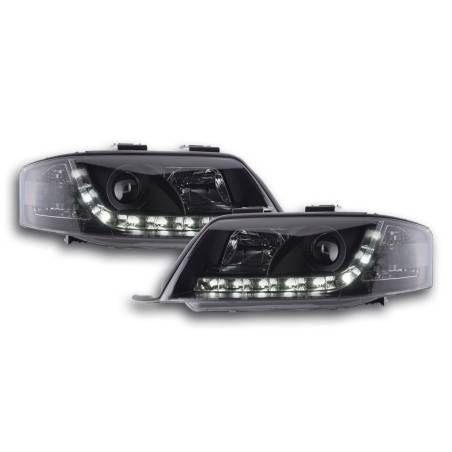 Phares Daylight LED feux de jour Audi A6 4B 97-00 noir