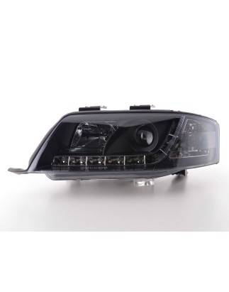 Phares Daylight LED feux de jour Audi A6 4B 97-00 noir