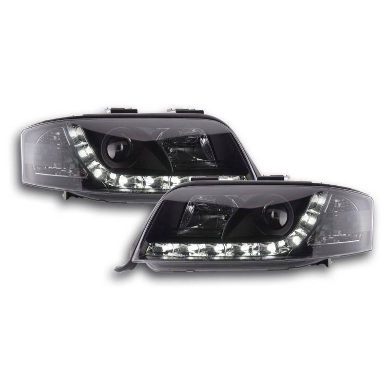 Daylight headlight LED daytime running lights Audi A6 4B 01-03 black