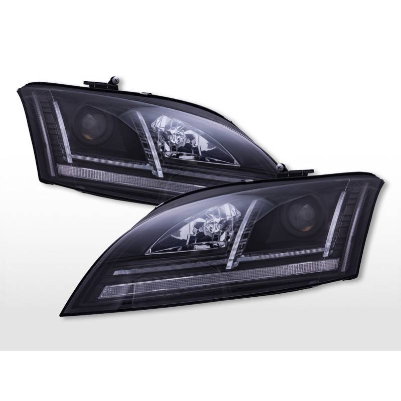 Kit phares xénon avec feux diurnes LED Audi TT (8J) 2006-2013 noir