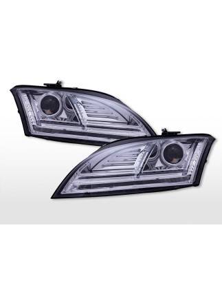 Phares diurnes avec feux diurnes à LED Audi TT (8J) 2010-2014 chrome