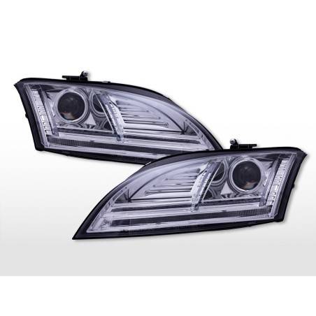 Daylight headlights with LED daytime running lights Audi TT (8J) 2010-2014 chrome