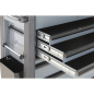 Tool Trolley 6 Drawer with Ball Bearing Slides - Grey