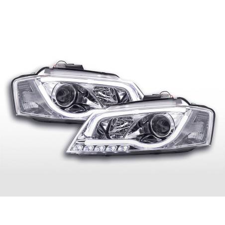 Daylight headlight LED daytime running lights Audi A3 8P 08-12 chrome