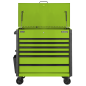 Tool Trolley 6 Drawer with Ball Bearing Slides - Green