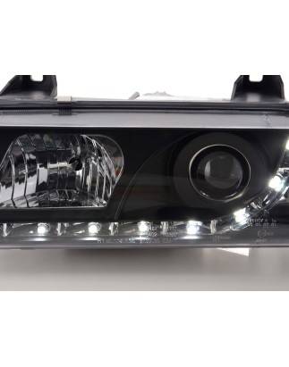 Daylight headlight LED daytime running lights BMW 3-series E36 Coupe 92-99 black