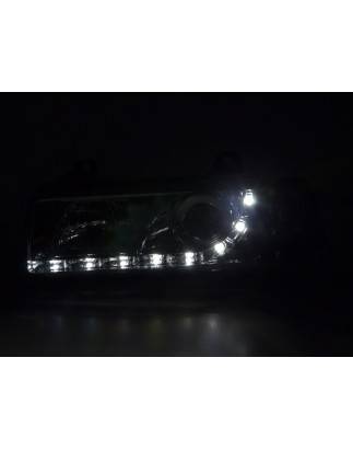 Daylight headlights LED daytime running lights BMW 3-series E36 sedan 92-98 chrome